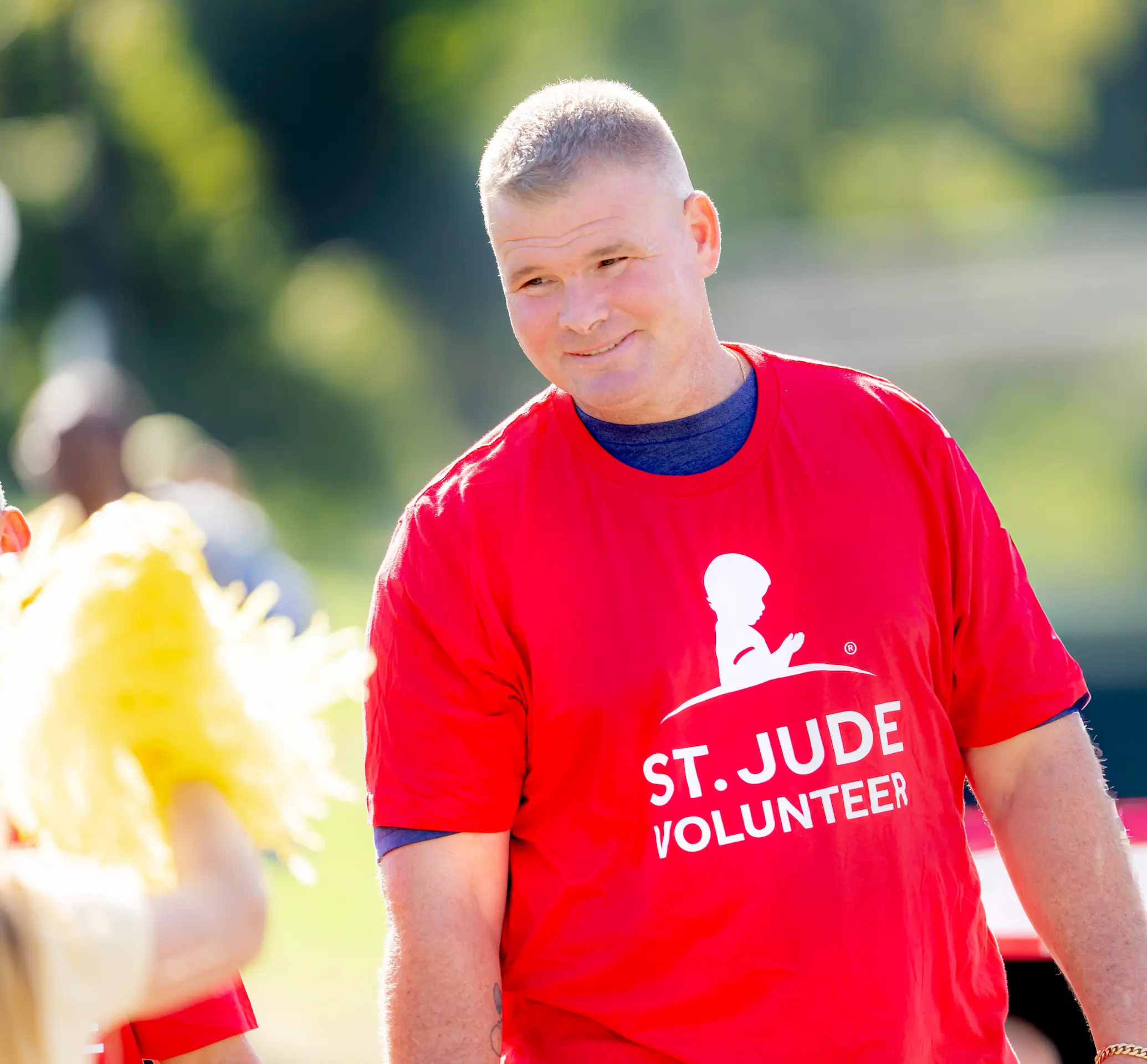 Clancy Brothers team member at the 2025 St. Jude Walk
