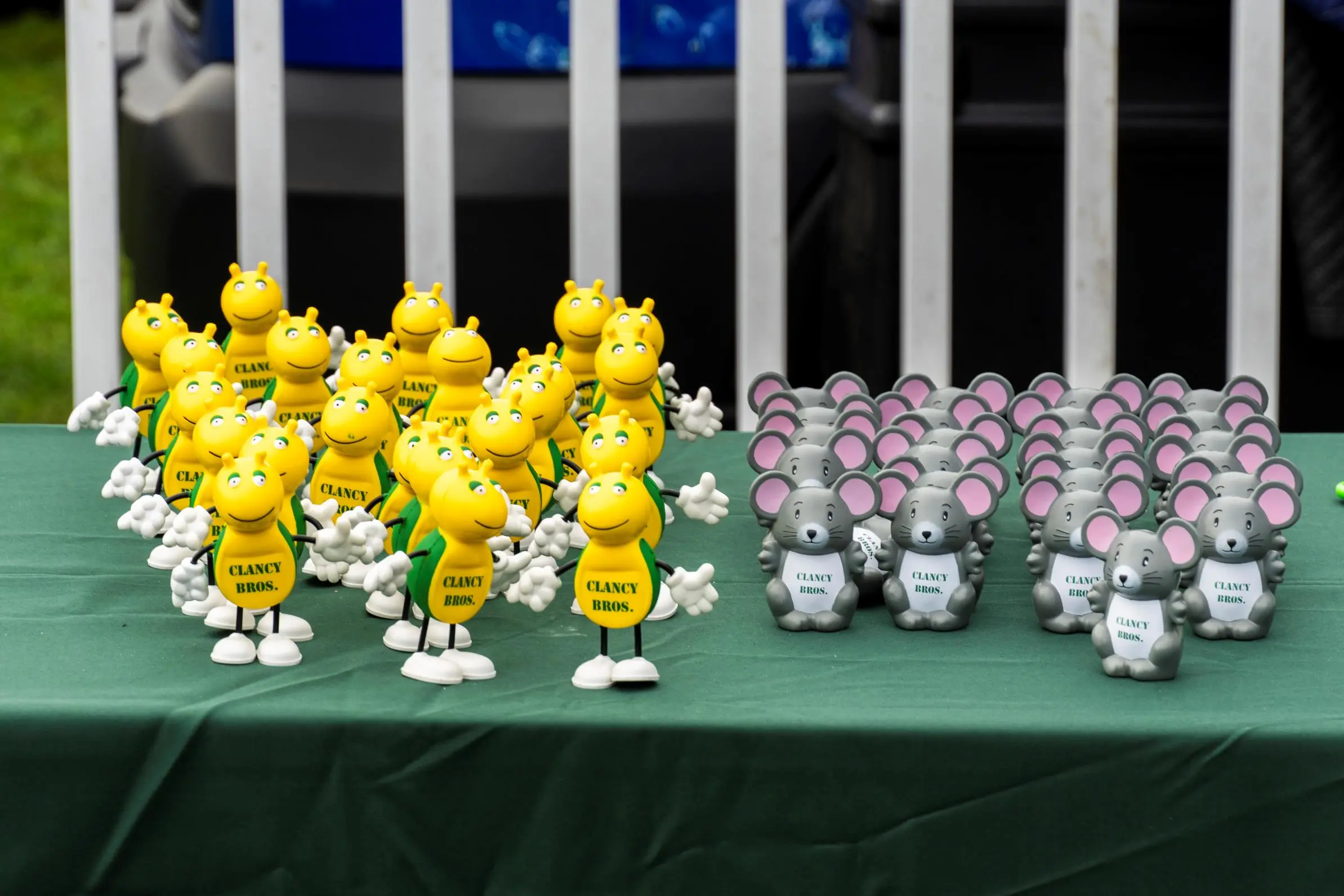 Trophies at the Clancy Brothers St. Jude fundraising event