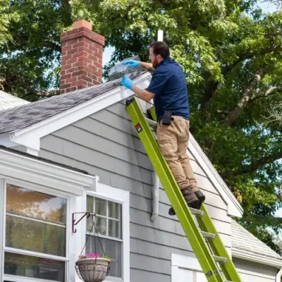 technician on home